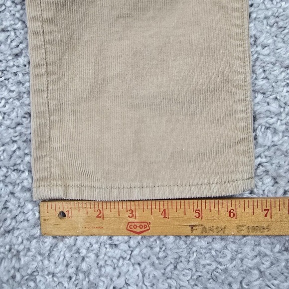 J Crew 484 Pants 31x32‎ Tan Corduroy Straight Leg Stretch Chinos Comfort - Picture 12 of 13
